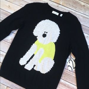 NWT 525 America Knit Puppy Sweater in Limoncello